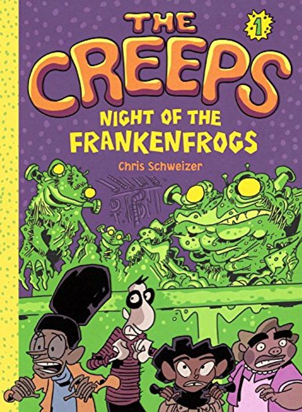 Cover Art for 9780606382076, The Creeps 1Night of the Frankenfrogs by Chris Schweizer
