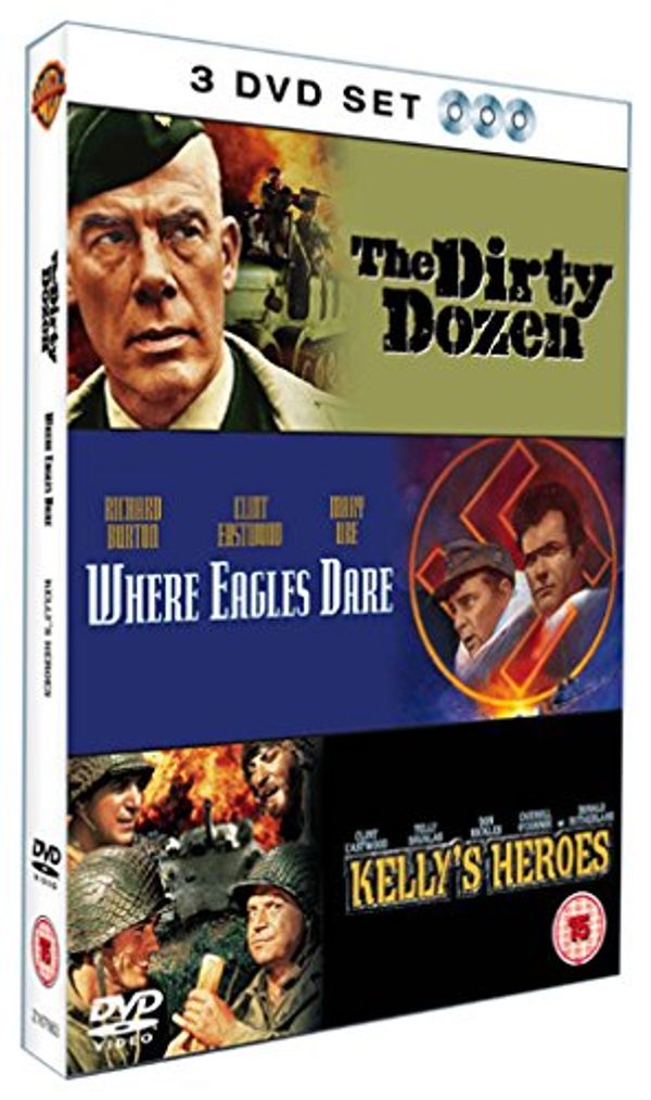 Cover Art for 7321900676632, Classic War Film Triple pack : Where Eagles Dare / Kelly's Heroes / Dirty Dozen [DVD] by 