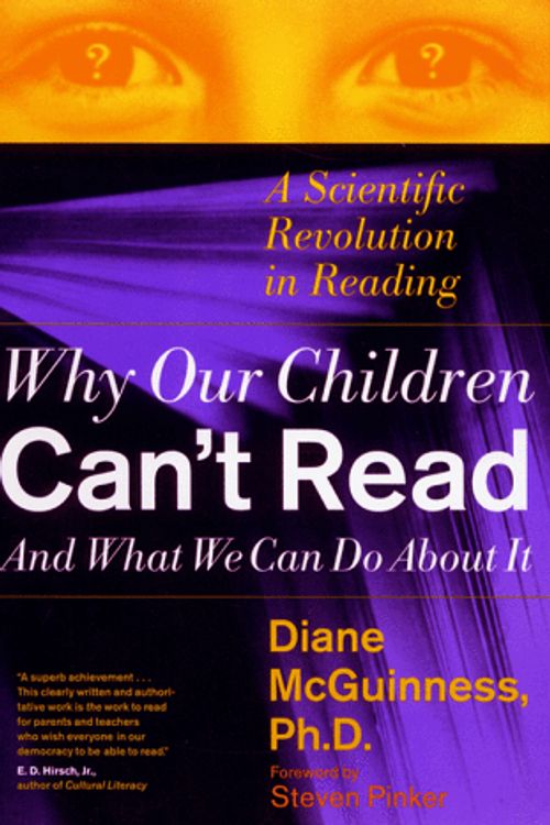 Cover Art for 9780684853567, Why Our Children Can't Read, and What We Can Do about it by Diane Mcguinness