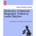 Cover Art for 9781241476274, Dictionary of National Biography. Edited by Leslie Stephen. Vol. X by Stephen, Leslie