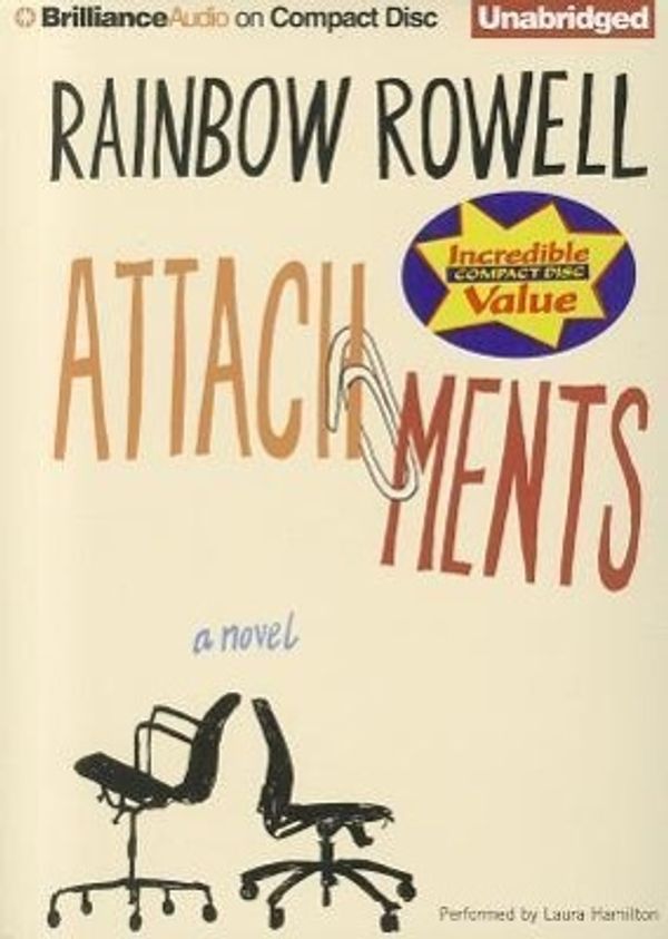 Cover Art for 9781455856077, Attachments by Rainbow Rowell