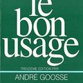 Cover Art for 9782801110454, Le bon usage by Maurice Grevisse