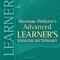 Cover Art for 9780877795506, Merriam-Webster's Advanced Learner's Dictionary by Merriam Webster