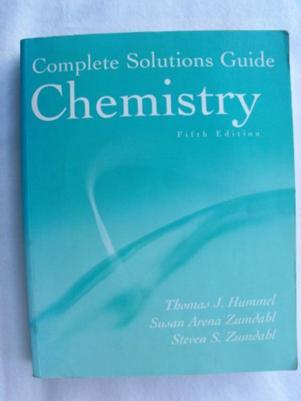 Cover Art for 9780395985892, Chem 5e Comp Solutions by Zumdahl