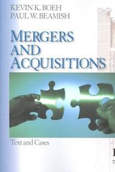 Cover Art for 9781412941044, Mergers and Acquisitions by Kevin K. Boeh