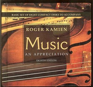 Cover Art for 9780072844863, 8-CD Basic set for use with Music: An Appreciation by Roger Kamien