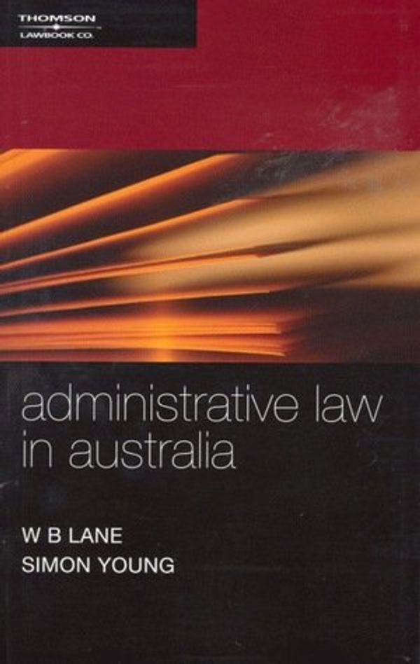 Cover Art for 9780455228792, Administrative Law in Australia by Unknown