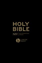Cover Art for 9781399807685, NIV Larger Print Personal Black Leather Bible by Version, New International