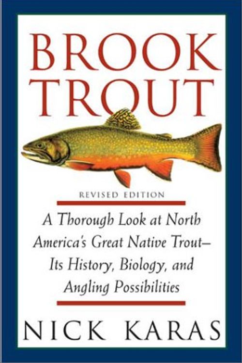 Cover Art for 9781585747337, Brook Trout by Nick Karas