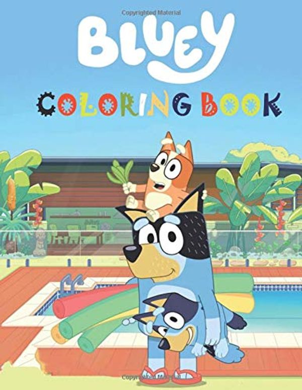 Cover Art for 9798639800344, Bluey Coloring Book:: Fun and Easy Coloring Book for Kids and Adults with Creative, Relaxing Coloring Pages ( Coloring Books for Adults and Kids 2-4 4-8 8-12+) ( 8.5 × 11 inches ) by bluey plush