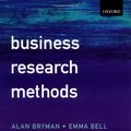Cover Art for 9780199259380, Business Research Methods by Alan Bryman, Emma Bell