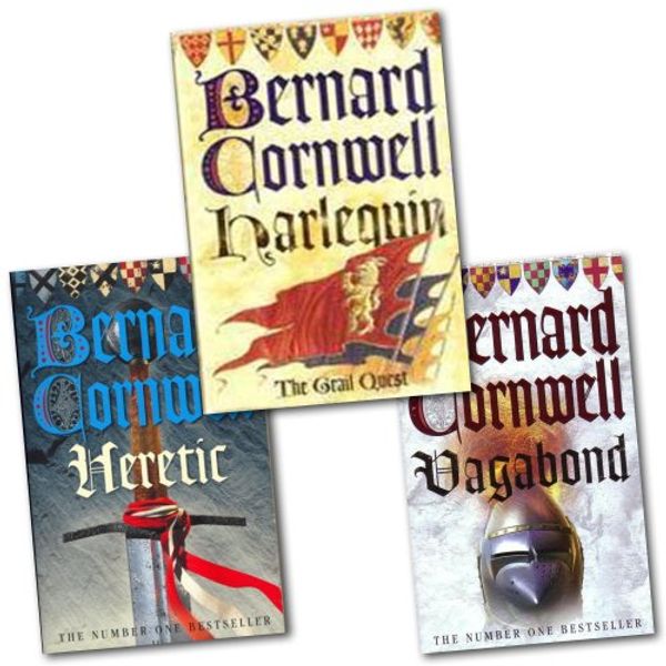 Cover Art for 9788033654278, Bernard Cornwell Grail Quest 3 books Pack Set Collection (Vagabond, Harlequin, Heretic) (Bernard Cornwell Grail Quest) by Unknown