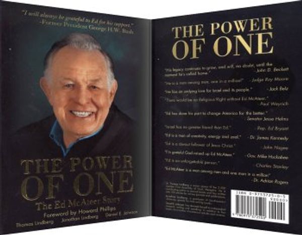 Cover Art for 9780975372500, The Power of One: The Ed McAteer Story by Thomas Lindberg, Jonathan Lindberg, Daniel E. Johnson