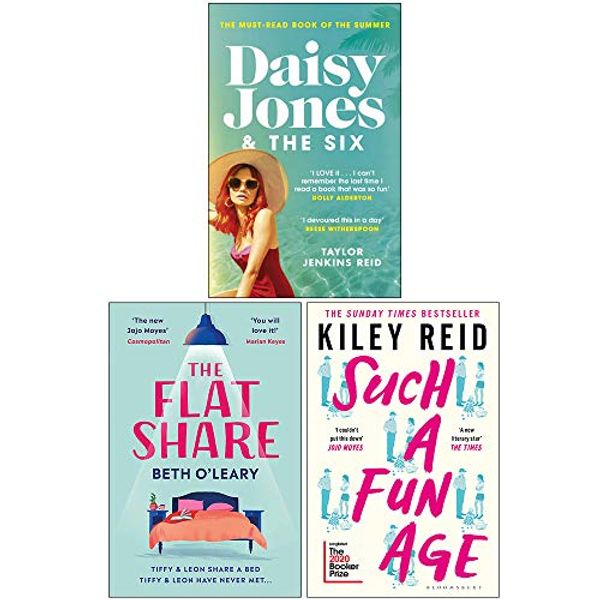 Cover Art for 9789124045944, Daisy Jones and The Six, The Flatshare, Such a Fun Age 3 Books Collection Set by Taylor Jenkins Reid, Beth O'Leary, Kiley Reid