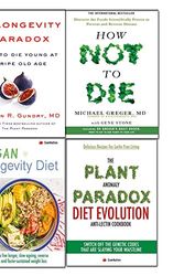 Cover Art for 9789123787555, The Longevity Paradox [Hardcover], How Not To Die, The Plant Anomaly Paradox Diet Evolution, The Vegan Longevity Diet 4 Books Collection Set by Dr. Steven R Gundry/ Dr Michael Greger/ CookNation