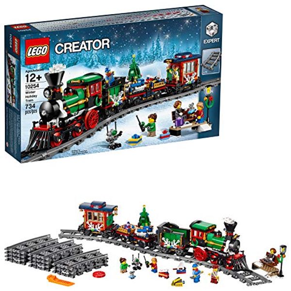 Cover Art for 0673419247009, LEGO Creator Expert Winter Holiday Train 10254 Christmas Train Set with Full Circle Train Track, Locomotive, and Spinning Christmas Tree Toy (734 Pieces) by LEGO