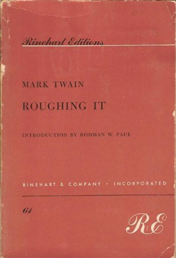 Cover Art for 9780030093104, Roughing it by Mark Twain