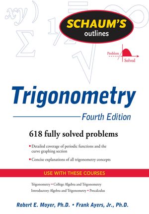 Cover Art for 9780071543514, Schaum's Outline of Trigonometry, 4ed by Frank Ayres