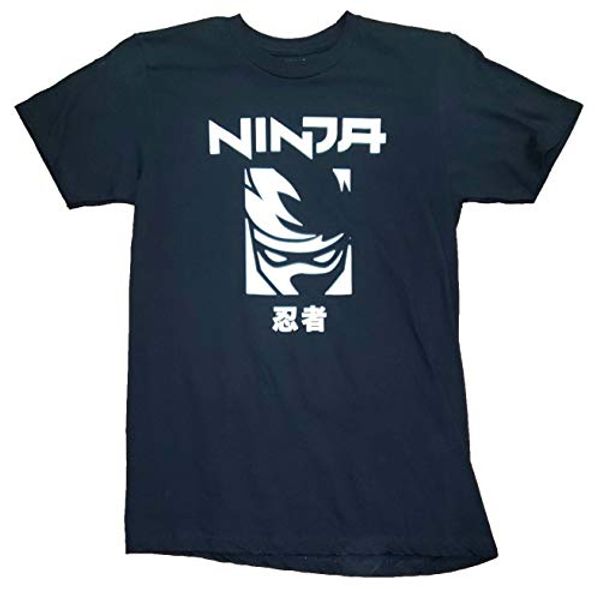 Cover Art for 0693186603662, Ninja Tyler Blevins Logo Black Graphic T-Shirt - Medium by 