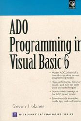 Cover Art for 9780130858573, ADO Programming in Visual Basic 6 by Steven Holzner
