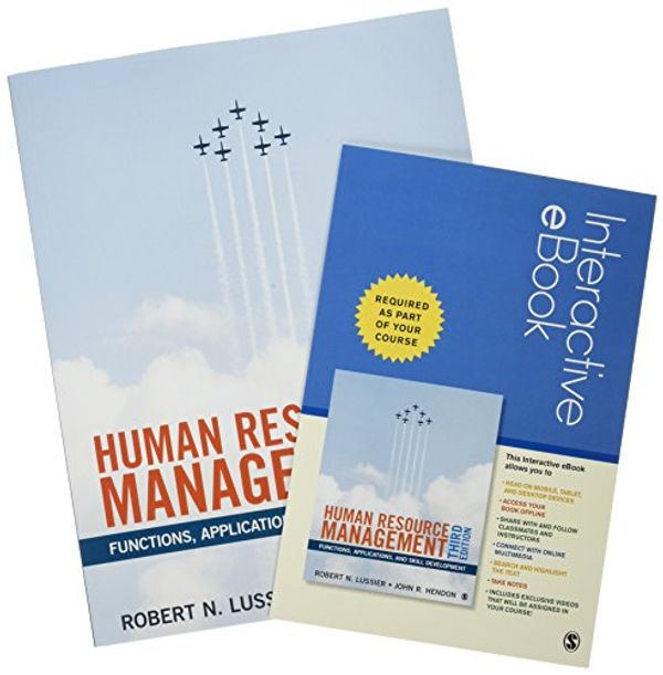 Cover Art for 9781544321066, Human Resource Management + Interactive Ebook by Robert N. Lussier