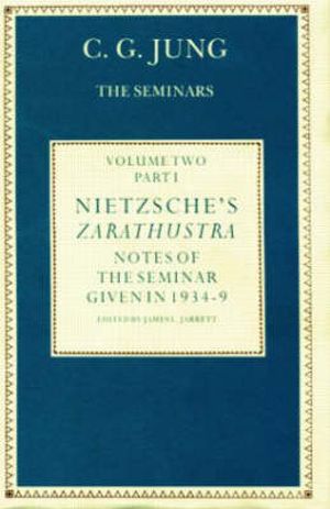 Cover Art for 9780415031318, Nietzsche's Zarathustra: v. 1 by C. G. Jung