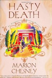 Cover Art for 9780312304539, Hasty Death by Marion Chesney
