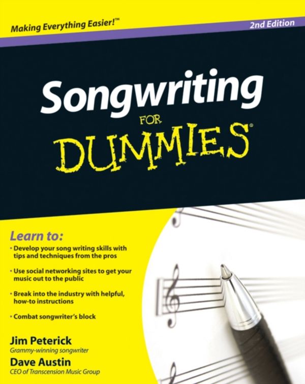 Cover Art for 9780470615140, Songwriting for Dummies by Dave Austin