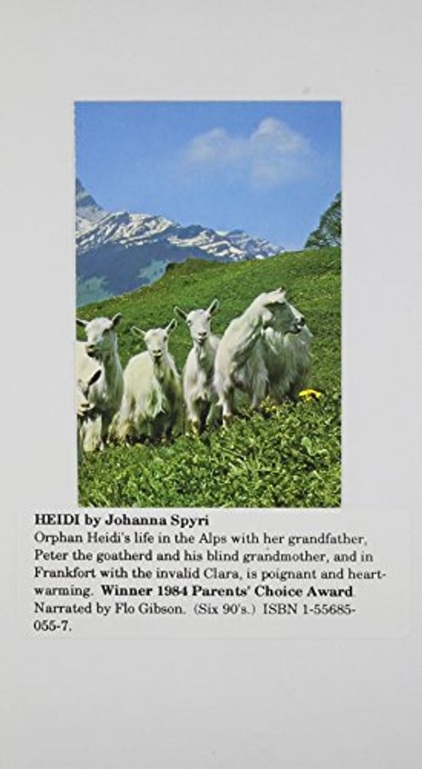 Cover Art for 9781556850554, Heidi by Johanna Spyri