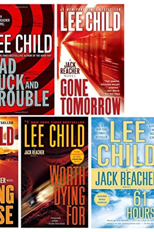 Cover Art for B085DKFPSK, Jack Reacher Collection #3 (volumes 11-15) by Lee Child, Includes: Bad Luck and Trouble; Nothing To Lose; Gone Tomorrow; 61 Hours & Worth Dying For by LEE CHILD