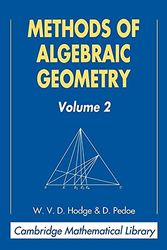 Cover Art for 9780521469012, Methods of Algebraic Geometry: v. 2 by W. V. D. Hodge