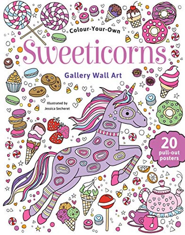 Cover Art for 9780655212423, Colour Your Own Sweeticorns Gallery Wall Art by Lake Press