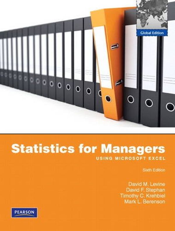 Cover Art for 9780136113492, Statistics for Managers Using MS Excel by David M. Levine