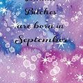 Cover Art for 9781690886389, Badass Bitches Are Born In September: Funny Blank Lined Journal Gift For Women, Birthday Card Alternative for Friend or Coworker (Watercolor Blue White Purple) B-day Month for her 6x9 inch 110 Pages by Bellezasace Journals