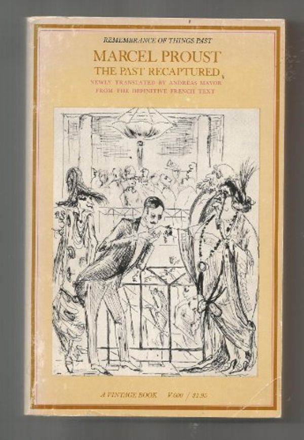 Cover Art for 9780394706009, The Past Recaptured by Marcel Proust