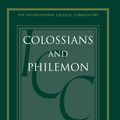 Cover Art for 9780567044716, Colossians and Philemon by Robert McL Wilson