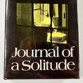 Cover Art for 9780393074741, Journal of a Solitude (Cloth) by May Sarton