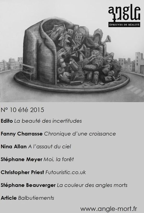 Cover Art for 9782364001312, Angle Mort numéro 10 by Christopher Priest, Fanny Charrasse, Nina Allan, Stéphane Beauverger, Stéphane Meyer