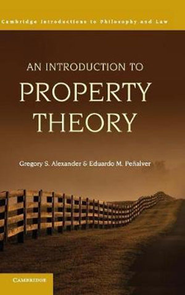 Cover Art for 9780521113656, An Introduction to Property Theory by Gregory S. Alexander