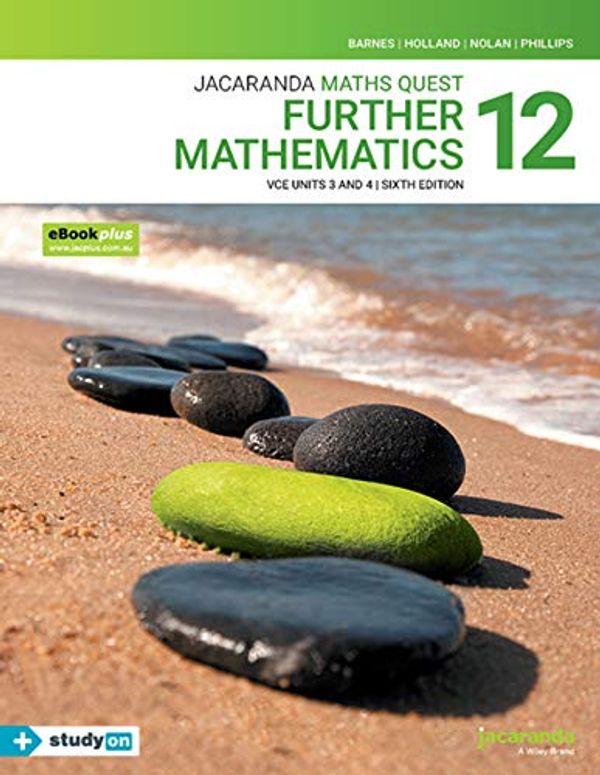 Cover Art for 9780730355533, Jacaranda Maths Quest 12 Further Mathematics VCE U3&4 6E eBookPLUS & Print & StudyOn by Barnes