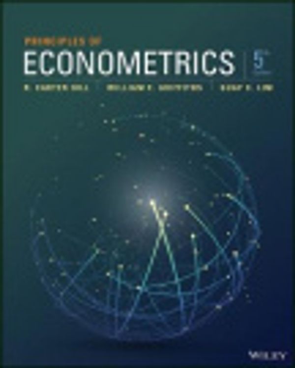 Cover Art for 9781119342854, Principles of Econometrics by R. Carter Hill