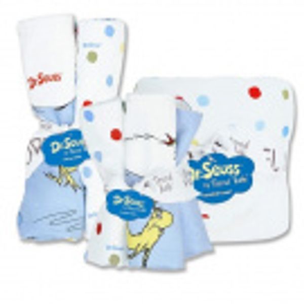 Cover Art for 0846216021312, Trend Lab Dr. Seuss One fish two fish 10-Piece Hooded Towel, Wash Cloth and Burp Cloth Set - Blue/Red by Trend-Lab