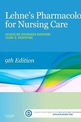 Cover Art for 9780323321907, Lehne's Pharmacology for Nursing Care by Jacqueline Burchum DNSc  APRN  BC