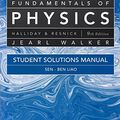 Cover Art for 9780470551813, Fundamentals of Physics: Student Solutions Manual by David Halliday, Robert Resnick, Jearl Walker, J. Richard Christman