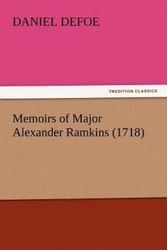 Cover Art for 9783842443020, Memoirs of Major Alexander Ramkins (1718) by Daniel Defoe