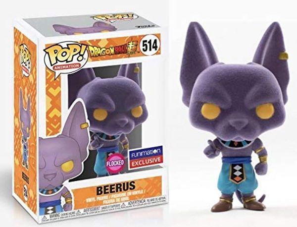 Cover Art for 0889698375788, Funko Pop! Dragon Ball Z - Flocked Beerus #514 (Funimation Exclusive) by POP