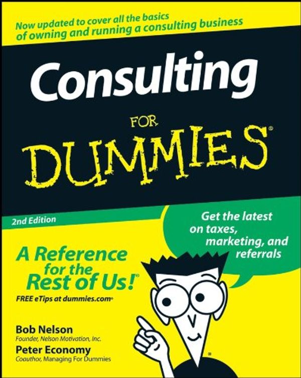 Cover Art for B004NNV0MC, Consulting For Dummies by Bob Nelson