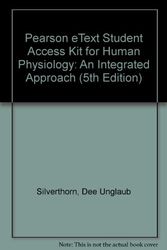 Cover Art for 9780321677204, Pearson EText Student Access Kit for Human Physiology by Dee Unglaub Silverthorn