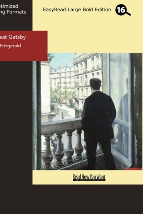 Cover Art for 9781427070302, The Great Gatsby (EasyRead Large Bold Edition) by F. Scott Fitzgerald