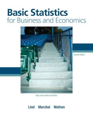 Cover Art for 9780077398262, Basic Statistics for Business and Economics by Douglas Lind, William Marchal, Samuel Wathen